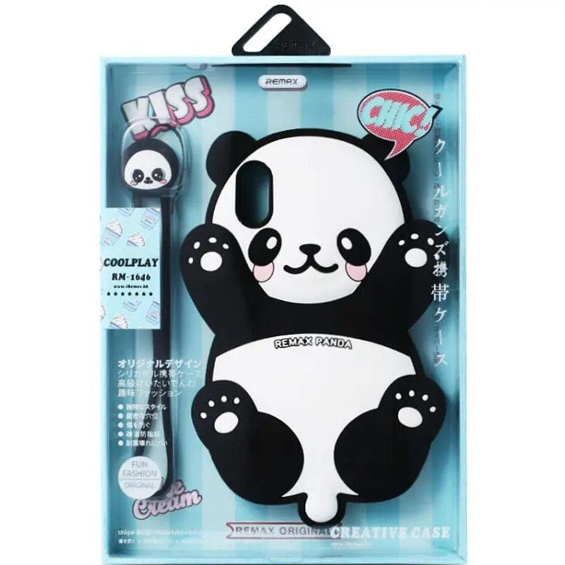 Чохол-накладка Remax Coolplay Series Case Apple iPhone X Panda - фото 2