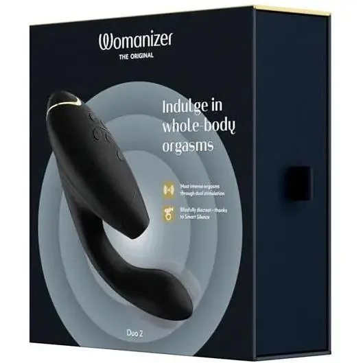 Вакуумный клиторальный стимулятор Womanizer Duo 2 Black - фото 9