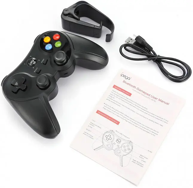 Бездротовий ігровий геймпад джойстик ігрова консоль для телефону Smart TV Bluetooth Gamepad для iOS Android iPega PG-9078 чорний - фото 3