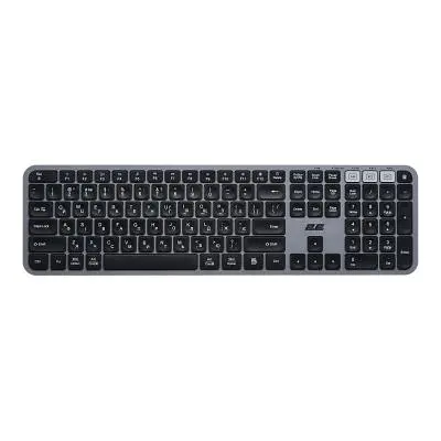 Комплект 2E MK440 Wireless/Bluetooth UA Black/Grey (2E-MK440WBGR_UA) - фото 2