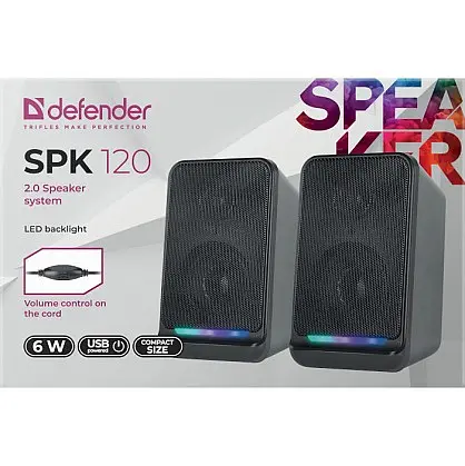Акустична система Defender SPK 120 Black - фото 8