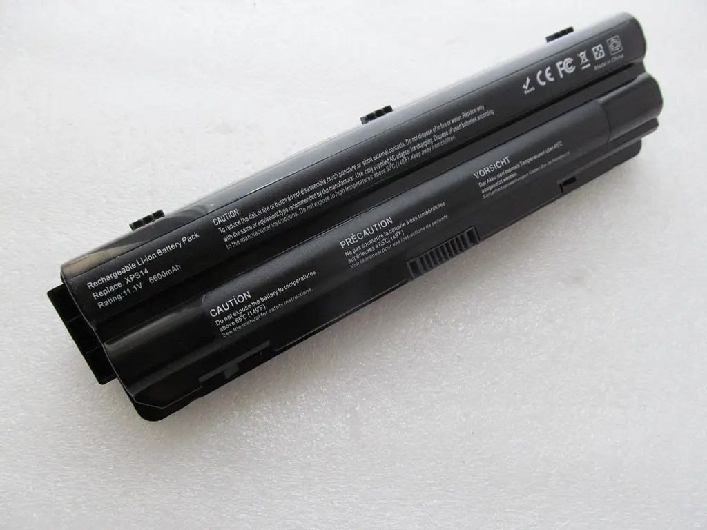 Акумулятор для ноутбука Dell XPS 14 J70W7, 6600 mAh, 9cell, 11.1V, Li-ion, чорний - фото 2