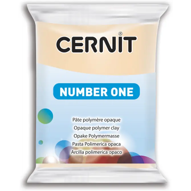 Полімерна глина Cernit Number One, 56 г., 425 тілесний, (CR-CE0900056425)