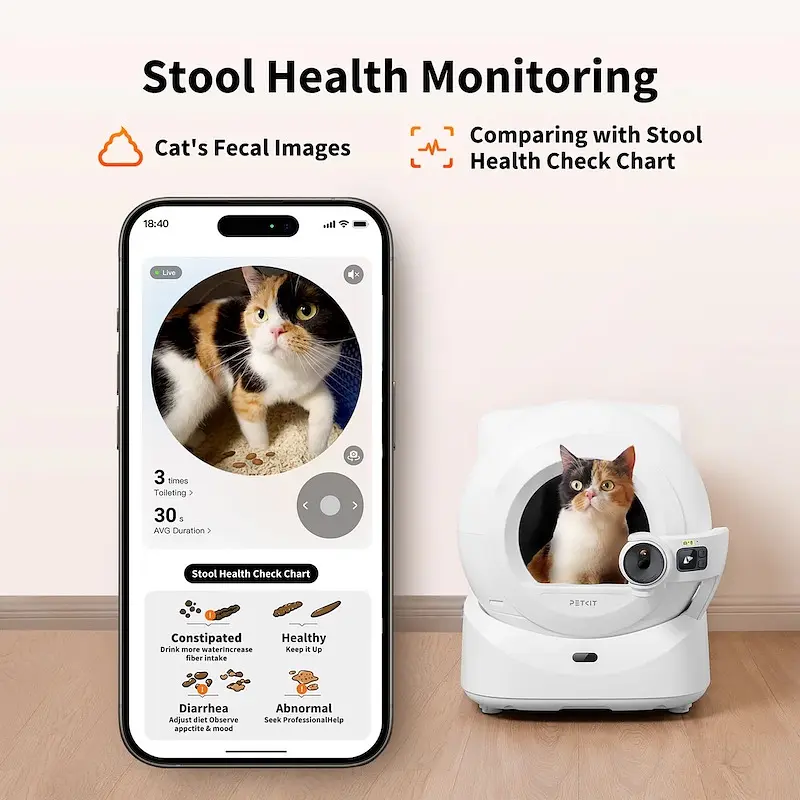 Смарт автоматичний лоток PETKIT Purobot Ultra with Camera (P9903) - фото 6