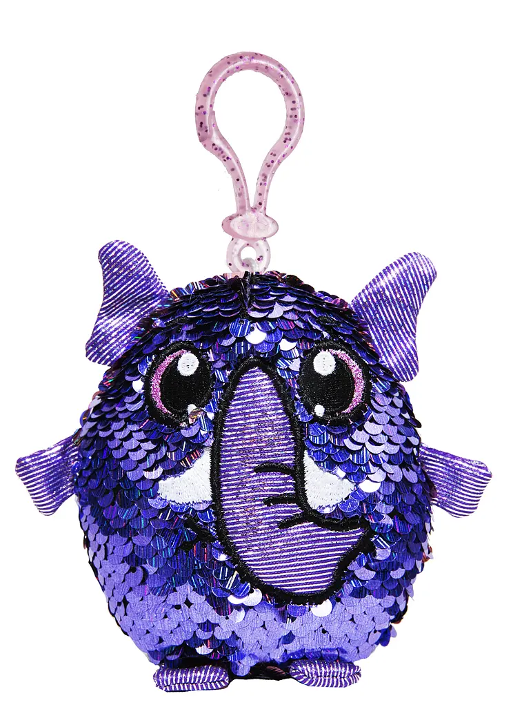 Мягкая игрушка-брелок Shimmeez S2 Добрый Слон, 9 см, фиолетовый (SH01052E) - фото 2