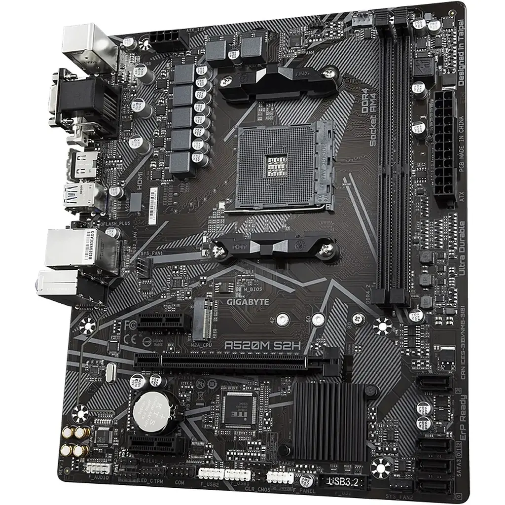 Материнська плата Gigabyte A520M S2H [146973] - фото 2