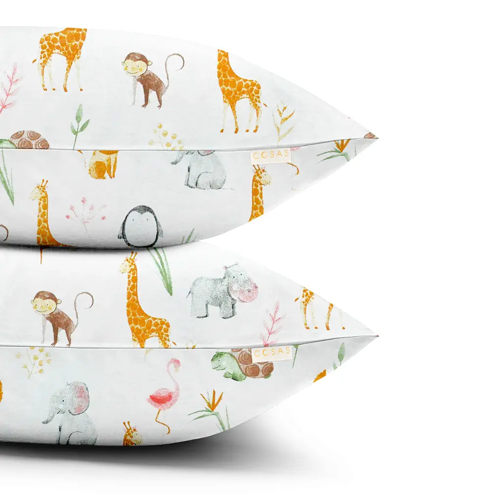 Набір наволочок Cosas Africa zoo 40х60 см жовтий (SetPillow_AfricaZoo_40x60) - фото 2