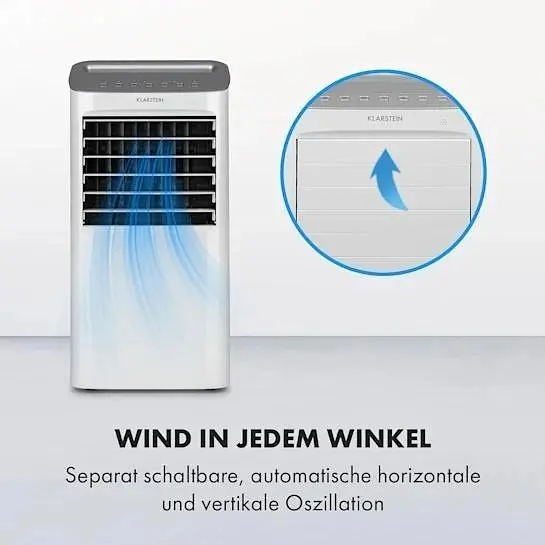 Мобильный кондиционер-вентилятор Klarstein Coldplayer 4в1 (10034672) - фото 6