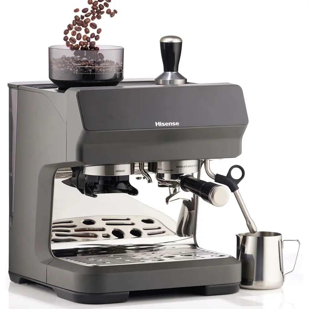 Рожковая кофеварка эспрессо Hisense HSACM20LP - фото 7
