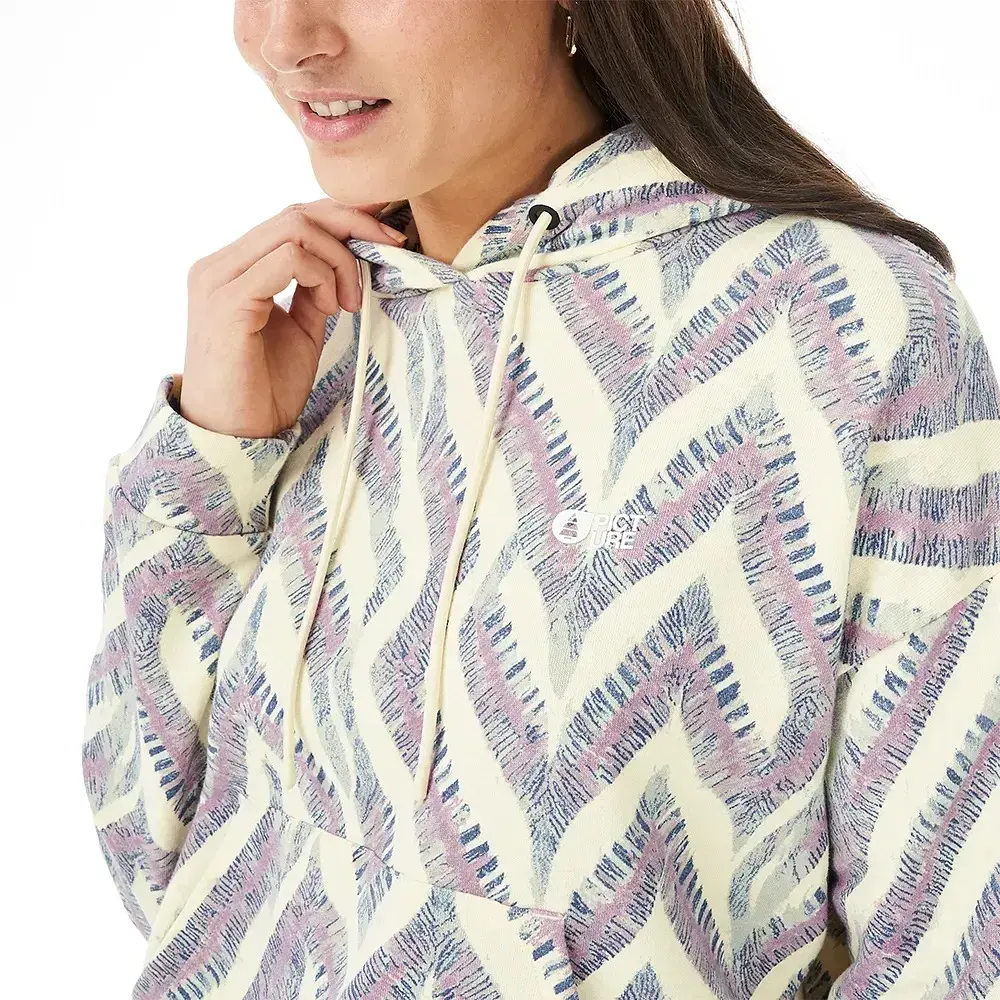 Толстовка Picture Organic Neris Printed Hoodie Women S Сірий-Білий - фото 5