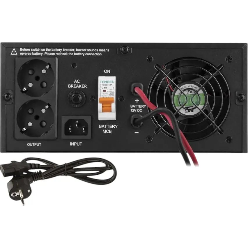 ДБЖ LogicPower LP 12V LPE-B-PSW-1000VA+ (600Вт) 1-30A (LP19407) - фото 4