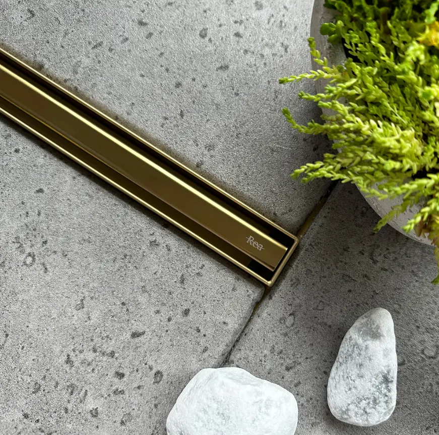 Трап для душу Rea Neox 100 Slim Pro gold REA-G5804 - фото 2
