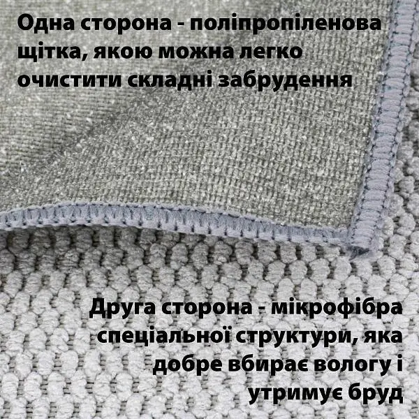 Серветка двостороння LoveYouHome для чищення забруднень 30 x 30 см (LYH9013) - фото 4
