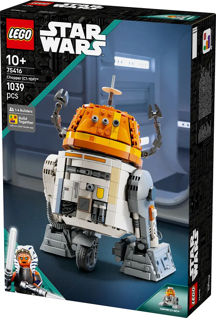 Конструктор LEGO Star Wars Чоппер (C1-10P). Дроид-астромеханик 1039 деталей (75416) - фото 3