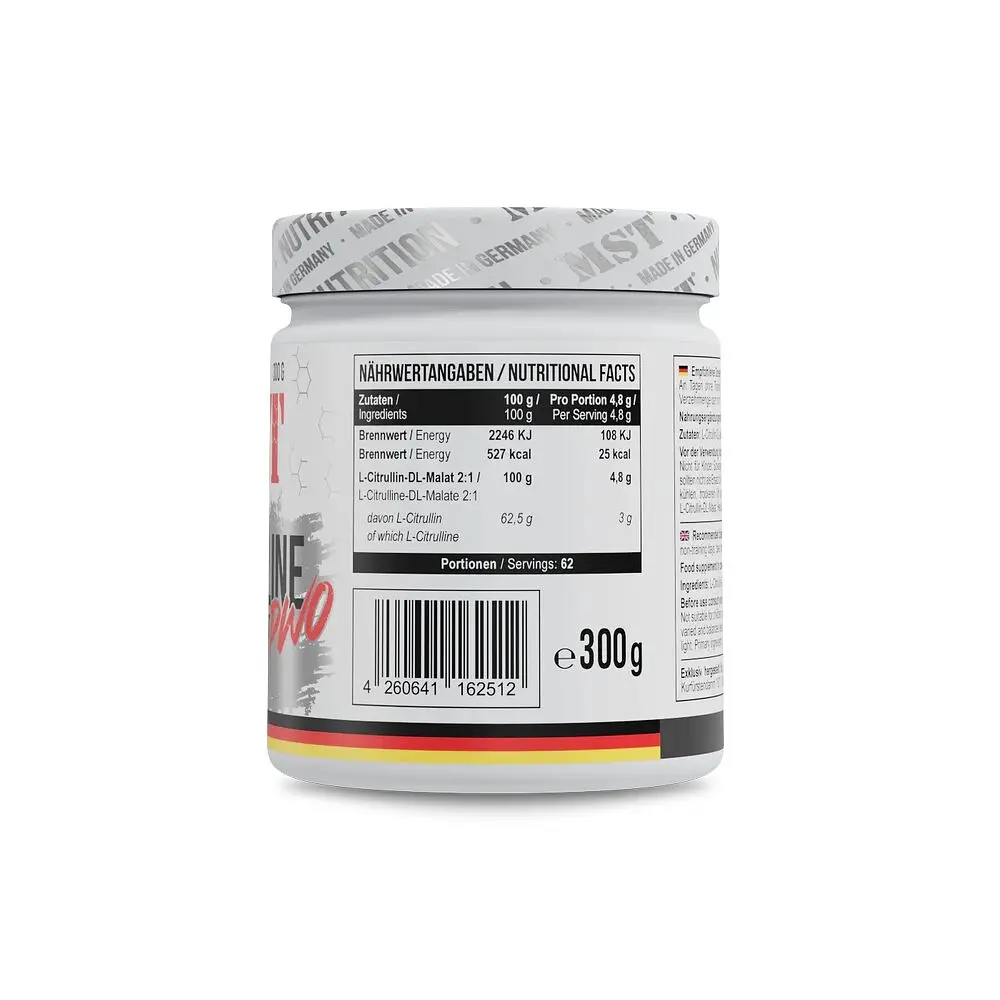 Малат цитруліну MST Nutrition Citrulline Malate PWO, 300 грам - фото 2