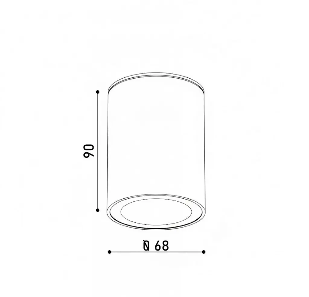 Светильник точечный KLOODI KD-REIN70 IP65 WH - фото 2