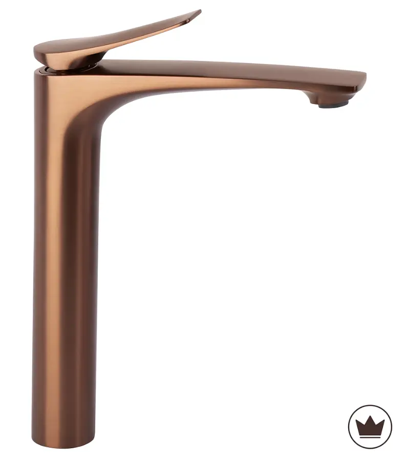 Змішувач для умивальника Rea Vision високий brushed copper REA-B6490