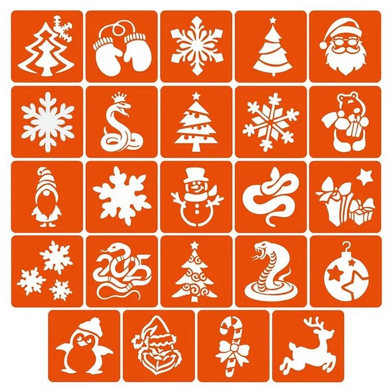 Набор для био-тату Зима 2025 - глиттер Fresh Tattoo set-winter-glitter-2025 - фото 4