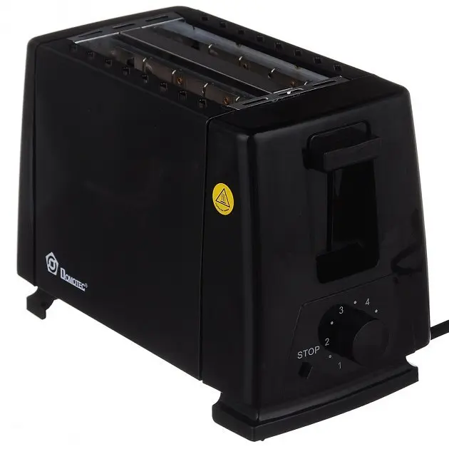 Тостер Domotec MS-263 650 Вт Black ∙ 6 степеней обжаривания тостов ∙ Черный - фото 3