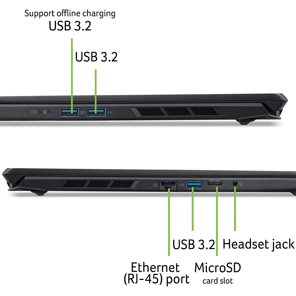 Ноутбук Игровой ACER Nitro V16S AI ANV16S-61-R7T3, AMD Ryzen AI 9 365 до 5GHz, 16" WQXGA, 32GB, SSD 1TB, NVIDIA GeForce RTX 5070 8GB, Free DOS - фото 11