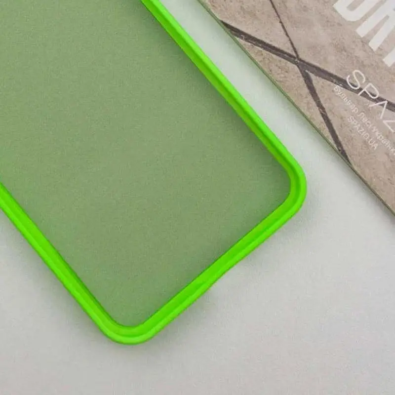 Чохол TPU GETMAN Liquid Silk Full Camera для Samsung Galaxy S21 FE Салатовий / Neon Green - фото 3