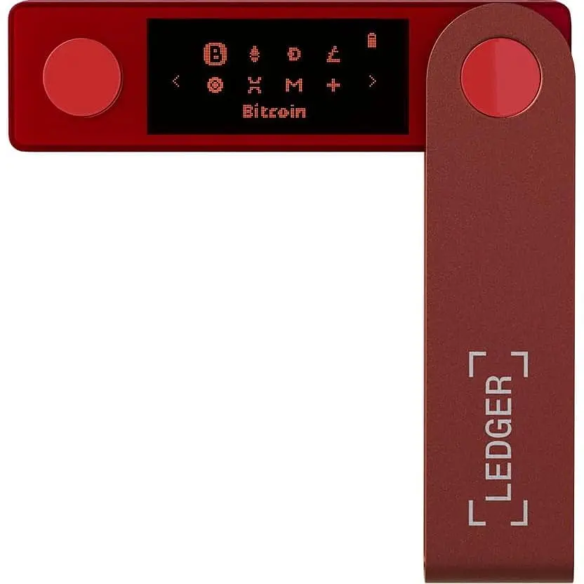 Апаратний гаманець для криптовалют Ledger Nano X Ruby Red (LNXRR) - фото 3
