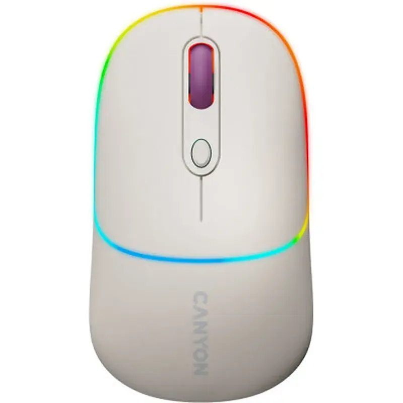 Мишка Canyon MW-22 Dual Band RGB Wireless Rice (CNS-CMSW22RC) - фото 2