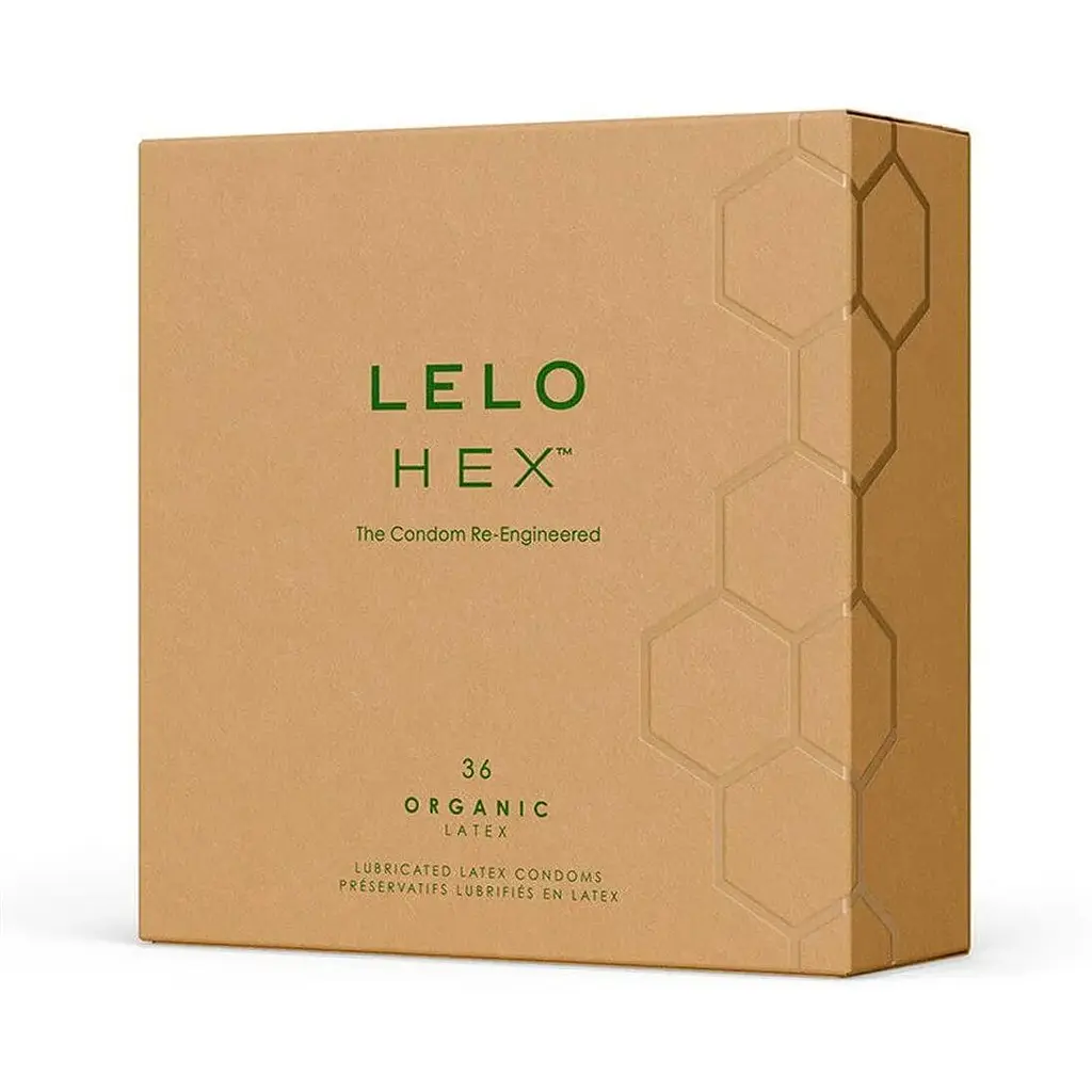 Презервативы Lelo HEX Condoms Organic 36 Pack - фото 2