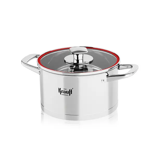 Каструля з кришкою Krauff Prime Chef 26-238-038 16 см 2 л срібляста - фото 3