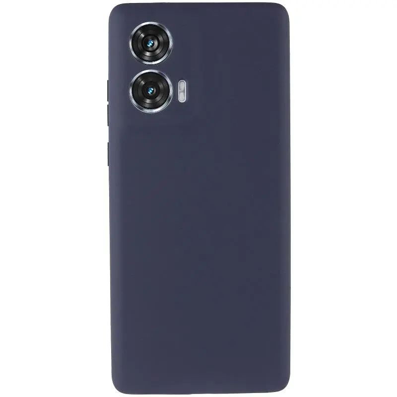 Чехол Silicone Cover Lakshmi Full Camera (AA) для Motorola Edge 50 Синий / Midnight Blue - фото 2