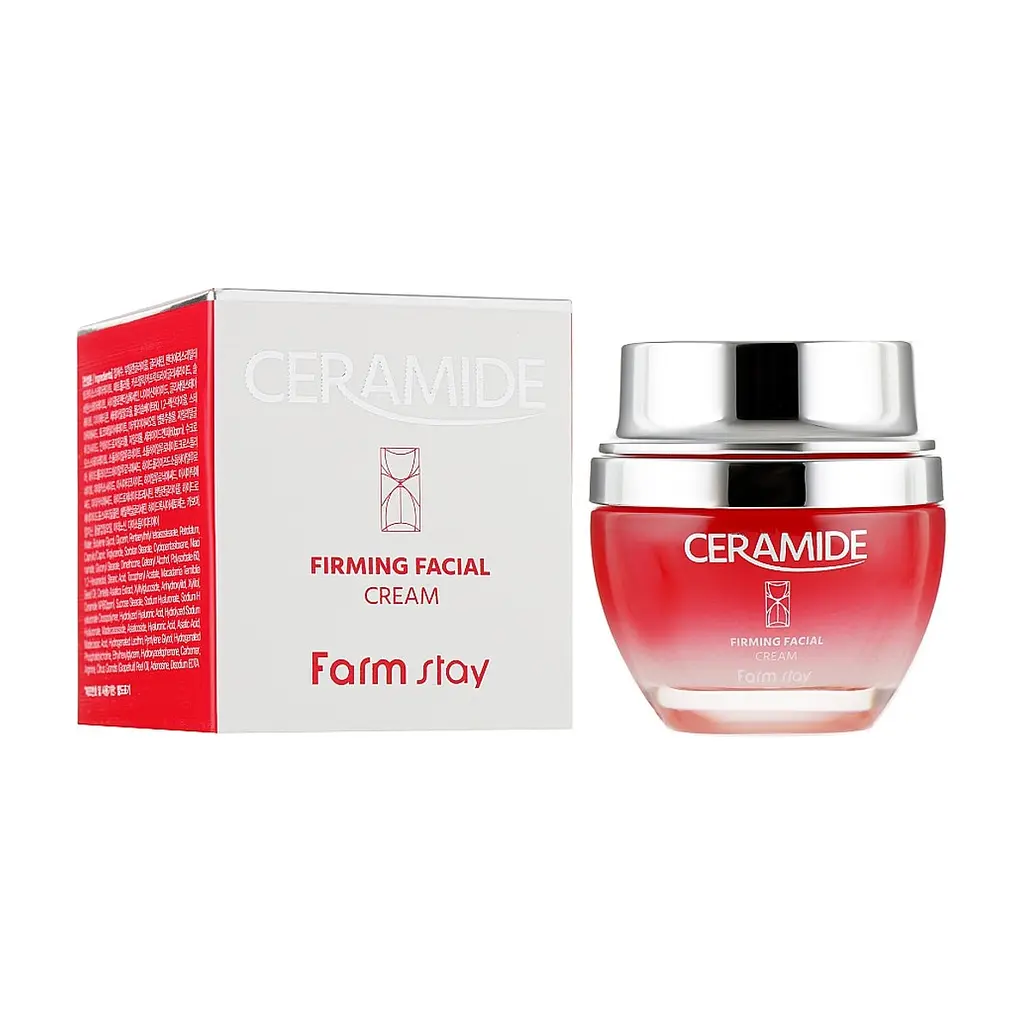 Крем для обличчя FarmStay Ceramide Firming Facial Cream Зміцнювальний з керамідами 50 мл (8809480772658) - фото 2
