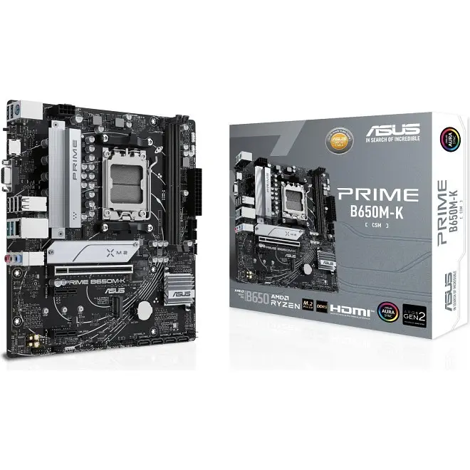 Материнська плата Asus B650M-K Prime Socket AM5 (PRIME B650M-K) - фото 4
