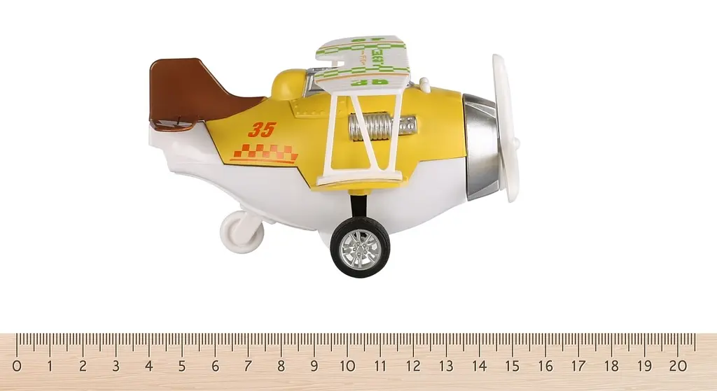 Літак Same Toy Aircraft, зі світлом та музикою, жовтий (SY8015Ut-1) - фото 3