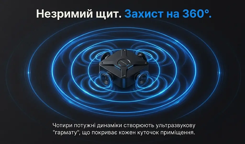 Ультразвуковий відлякувач мишей та щурів СуперКіт-1000 - фото 11