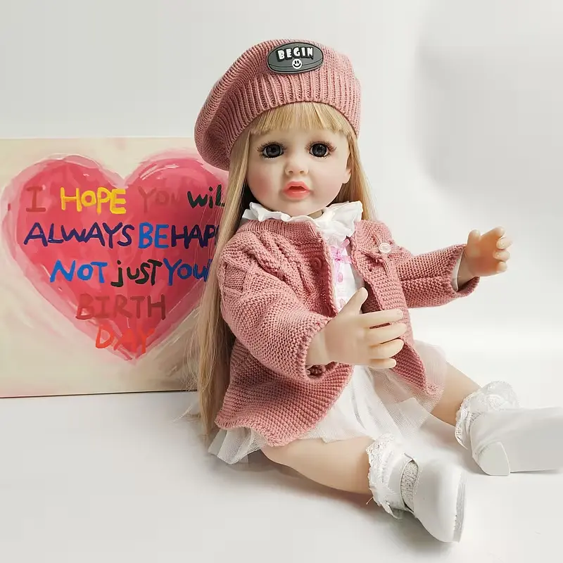 Реалістична Кукла Реборн 55 см повністю вінілова Doll Reborn Baby К0100307 - фото 7