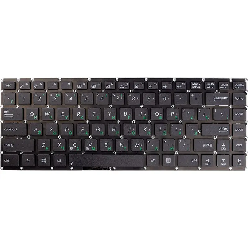 Клавіатура для ноутбука ASUS S46, K46, чорний, без фрейму (KB310724)