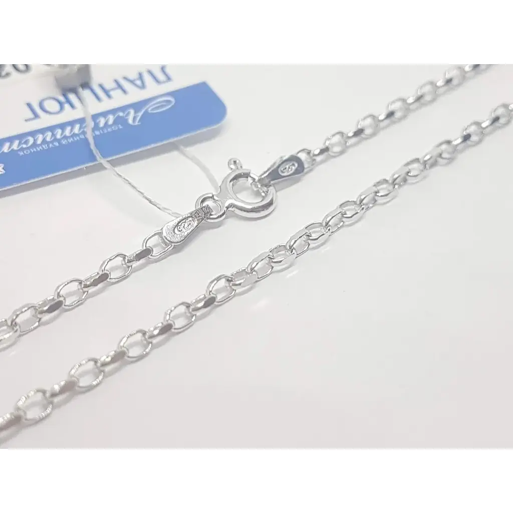 Срібний ланцюжок Аметист Якірне 39025РОВ 45 - фото 4