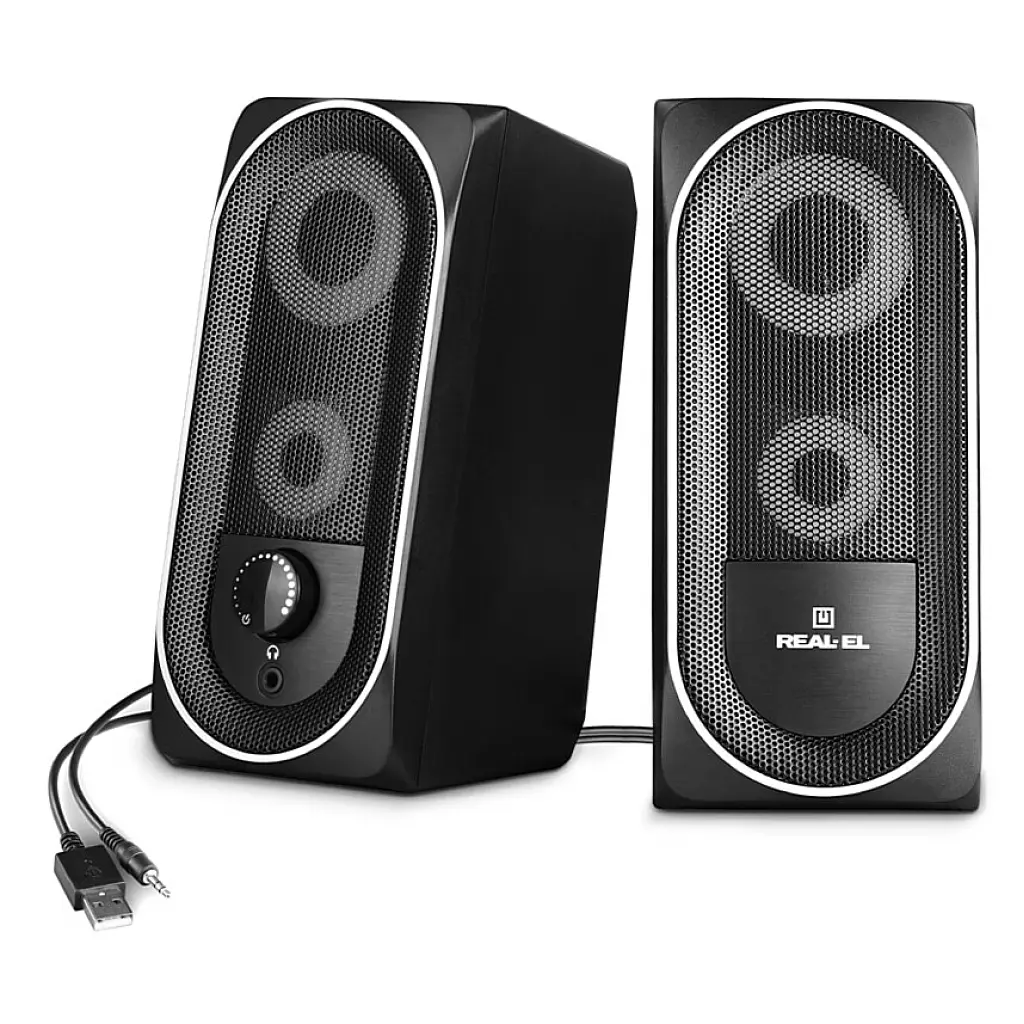 Акустична система REAL-EL S-110 USB Black (EL121100009) - фото 5