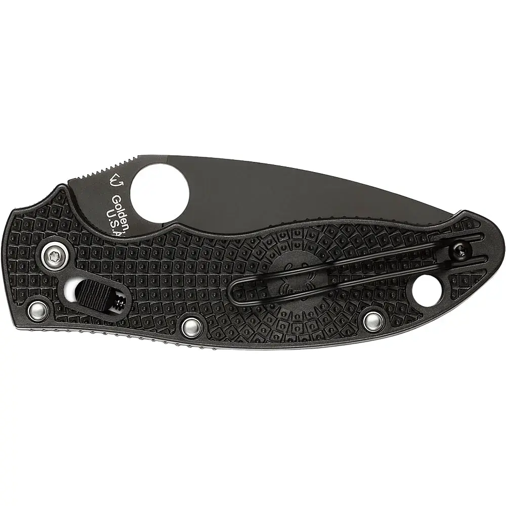 Ніж Spyderco Manix 2 Black Blade - фото 3