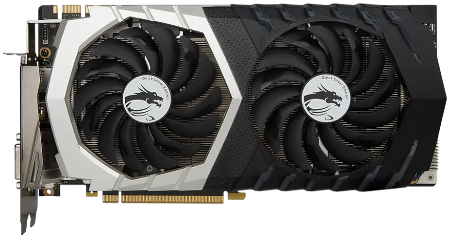 Видеокарта GeForce GTX 1070 8GB MSI Quick Silver OC (GTX 1070 Quick Silver 8G OC) Б/У - фото 2
