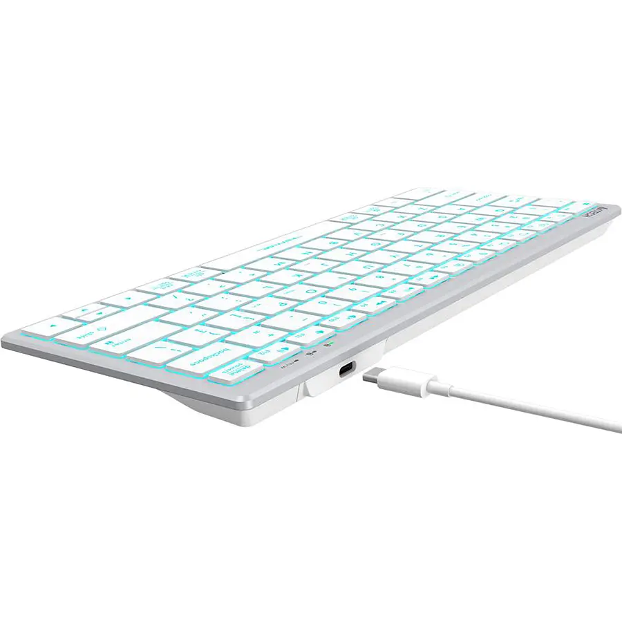 Клавиатура A4Tech Fstyler FX61 White [76777] - фото 8