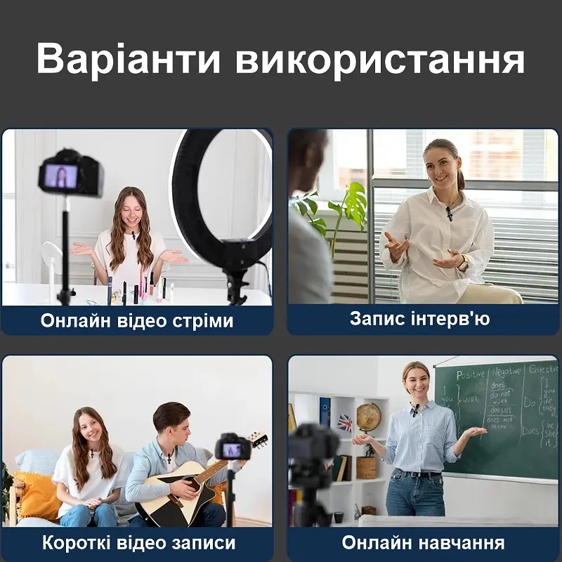 Бездротовий мікрофон для смартфона з роз'ємом USB Type-C Savetek GS-M28, 10 метрів, 5 годин роботи (100853) - фото 8