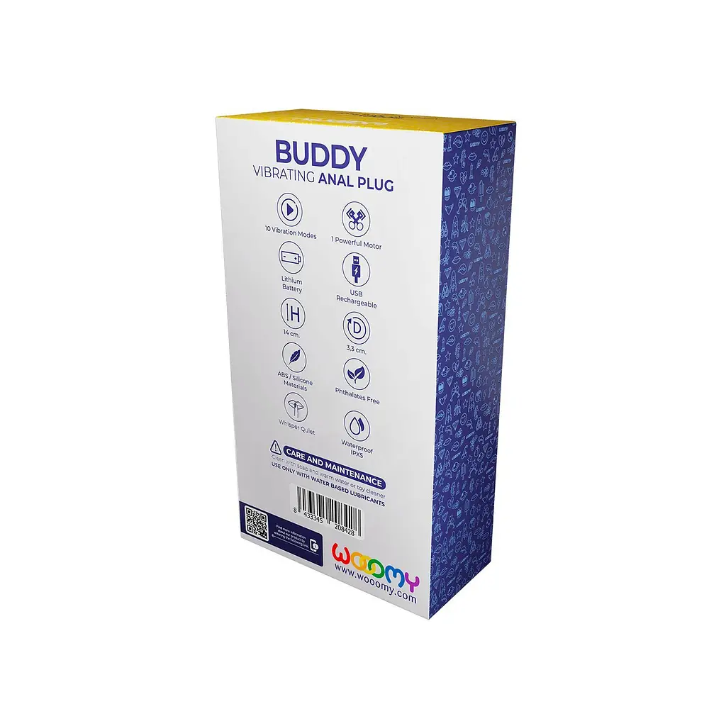 Анальний вібростимулятор Wooomy Buddy - фото 6