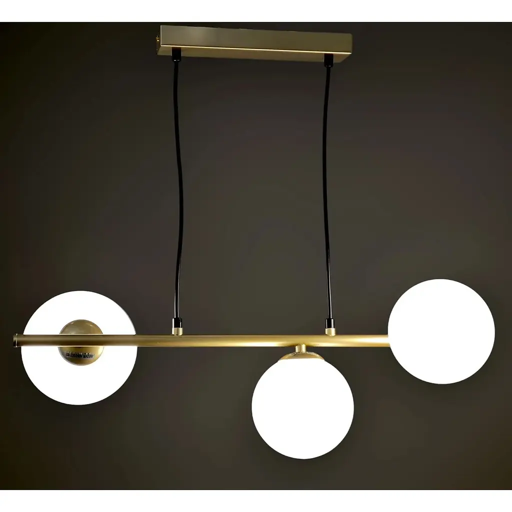 Люстра Brille молекула підвісна BR-01 696S/3 G9 GD+WT - фото 2