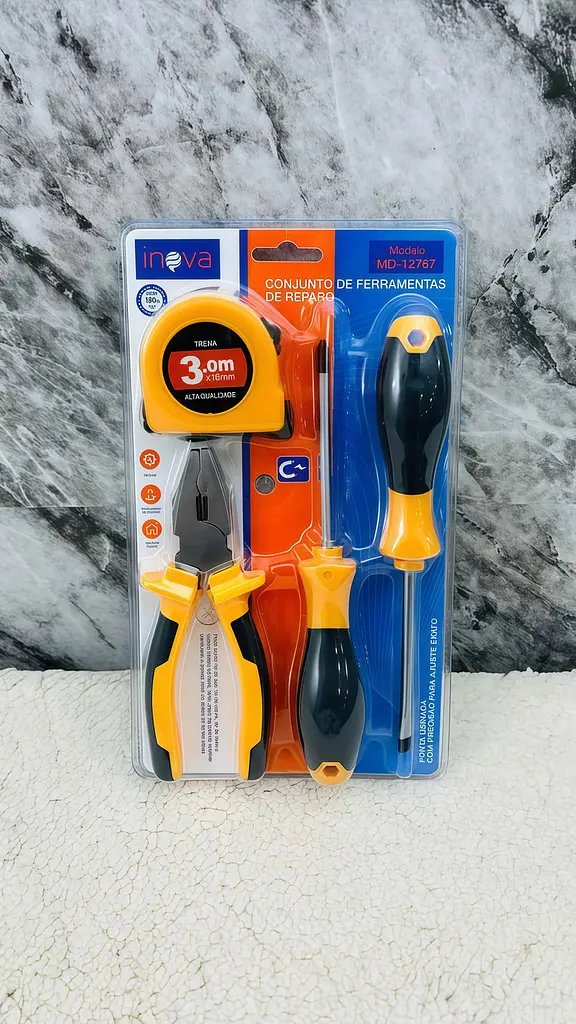 Набір інструментів для ремонту Tool Kit Set 13776-3 ∙ Міні-набір для ремонту та побутових робіт Tool Kit Set 13776-3 - фото 2