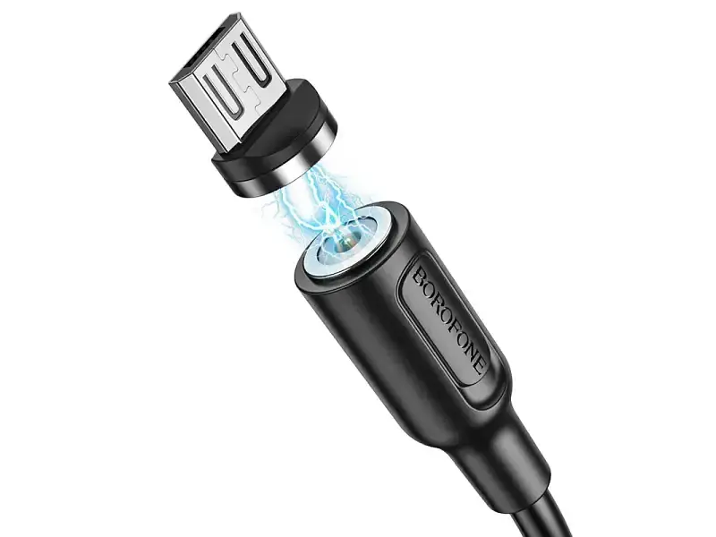 Кабель Borofone BX41 USB Type-A to Micro USB 1m Black (6931474738455) - фото 3