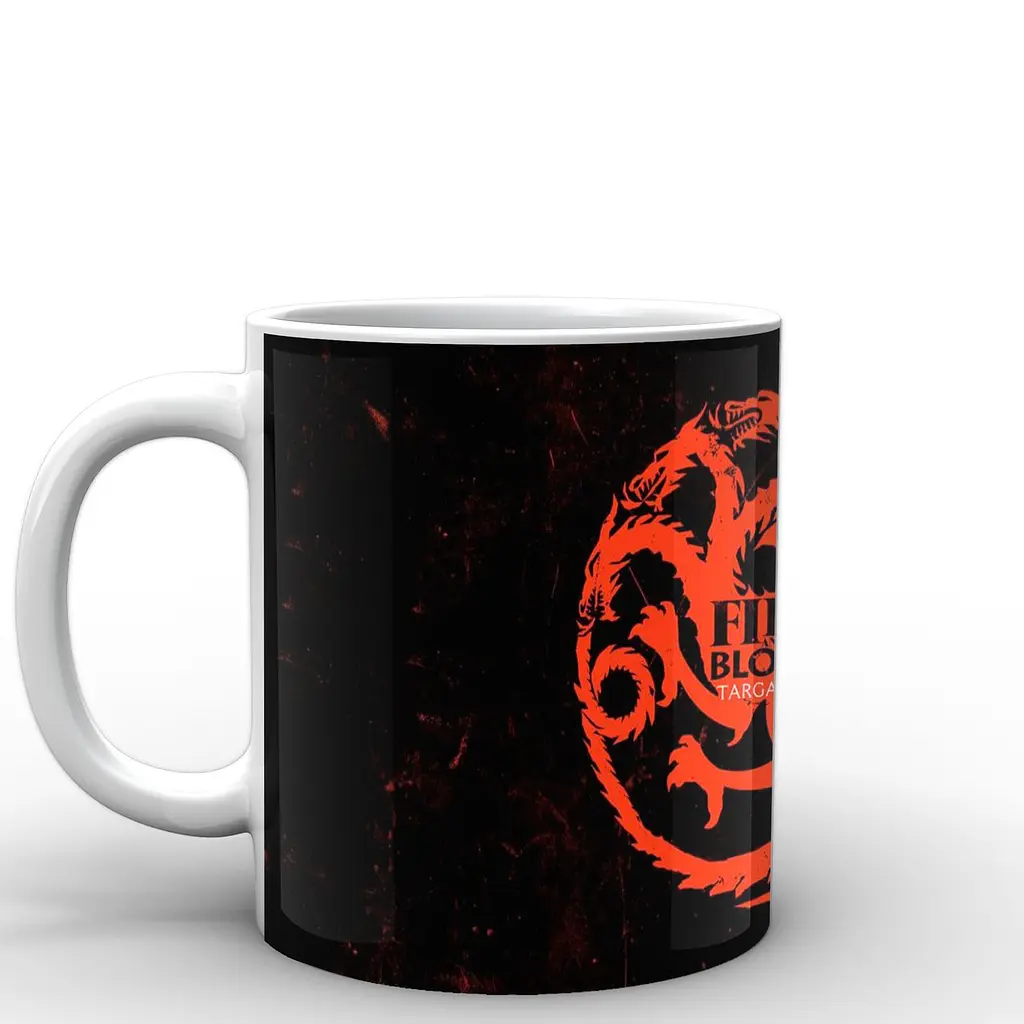 Кухоль GeekLand Game of Thrones Таргарієни GT.02.008 330 мл білий - фото 2