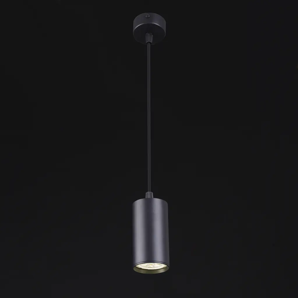 Люстра подвесная Brille тубус GU10 BK (AL-729/1) - фото 3