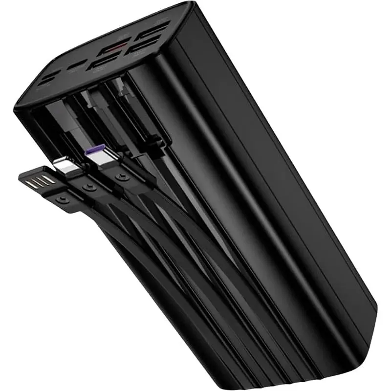 Внешний аккумулятор Hoco DB89B Element 30000mAh 22.5W Black [161335] - фото 3