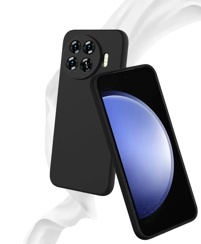 Силиконовый чехол BeCover для Tecno Spark 20 Pro Plus (KJ7) Black (711758) - фото 2